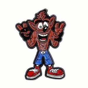 Crash Bandicoot enamel pin PlayStation game